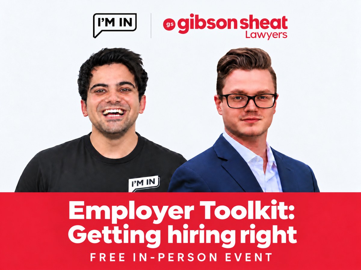 Thomas and Conor present Employer Toolkit Seminar